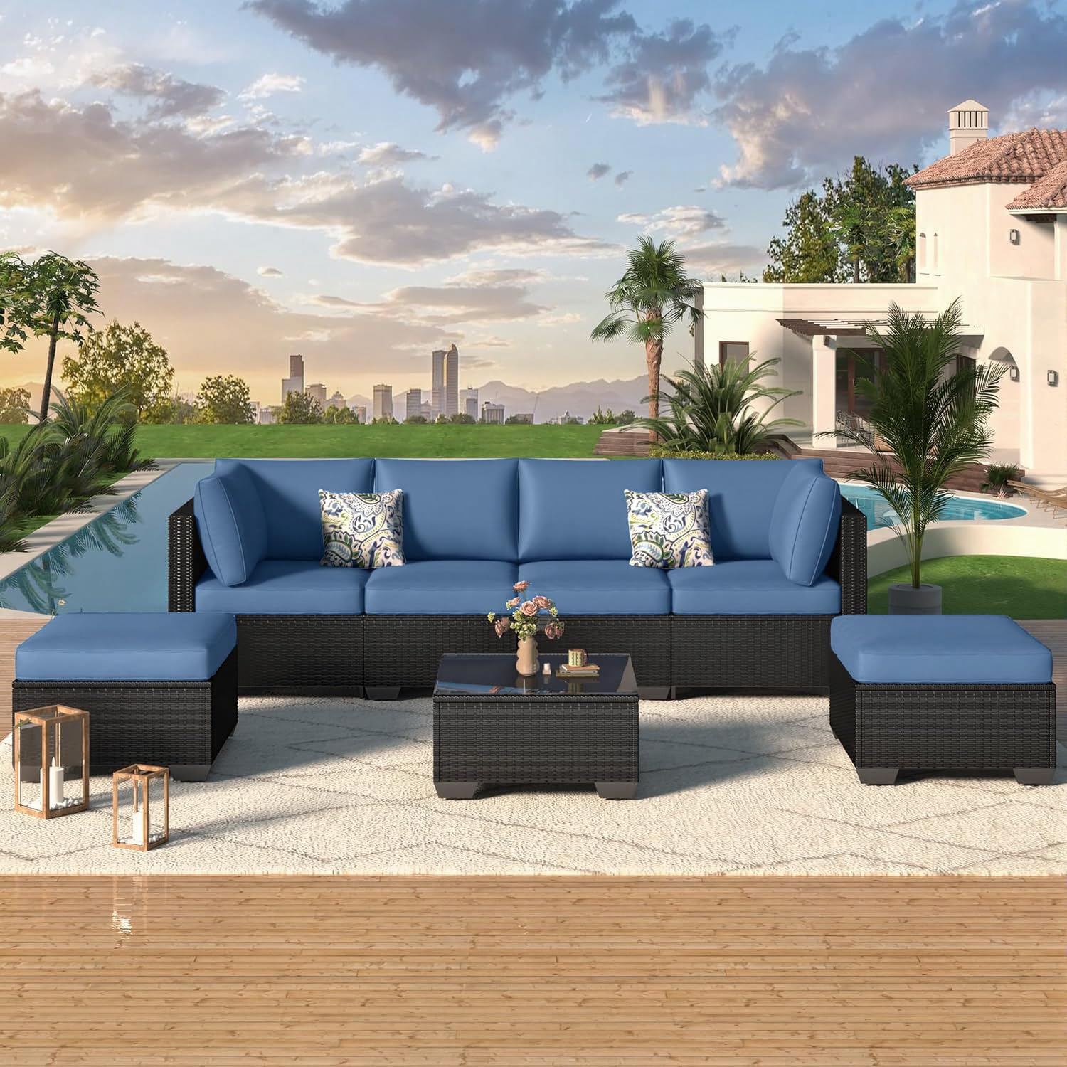 PE Rattan Outdoor Sectional So - Outdoor Furniture Europe 리뷰 및 가격