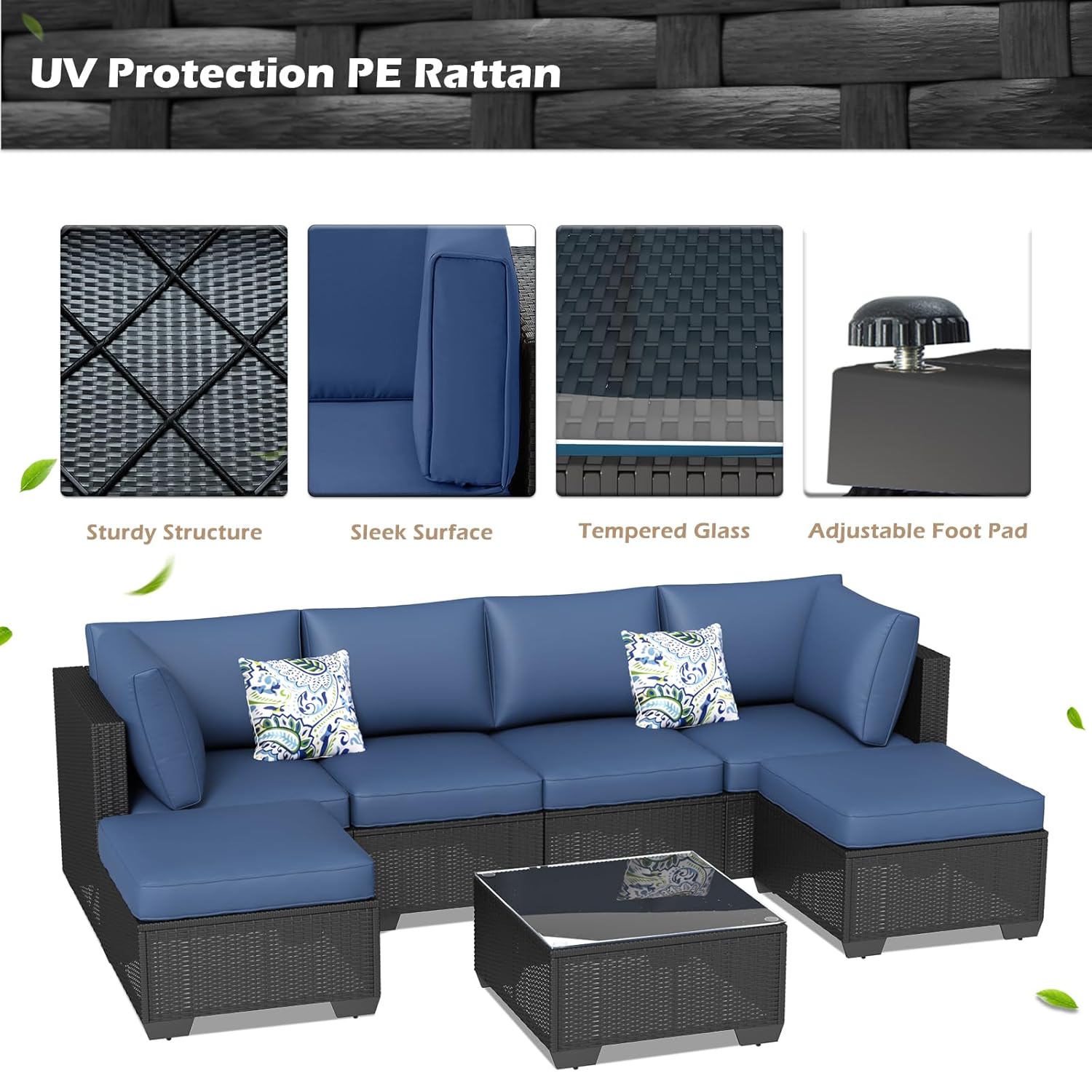 PE Rattan Outdoor Sectional So - Outdoor Furniture Europe 리뷰 및 가격