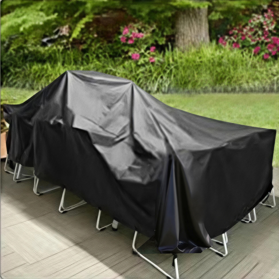 Durable Pure Black PVC Waterpr - Outdoor Furniture Cover 리뷰 및 가격