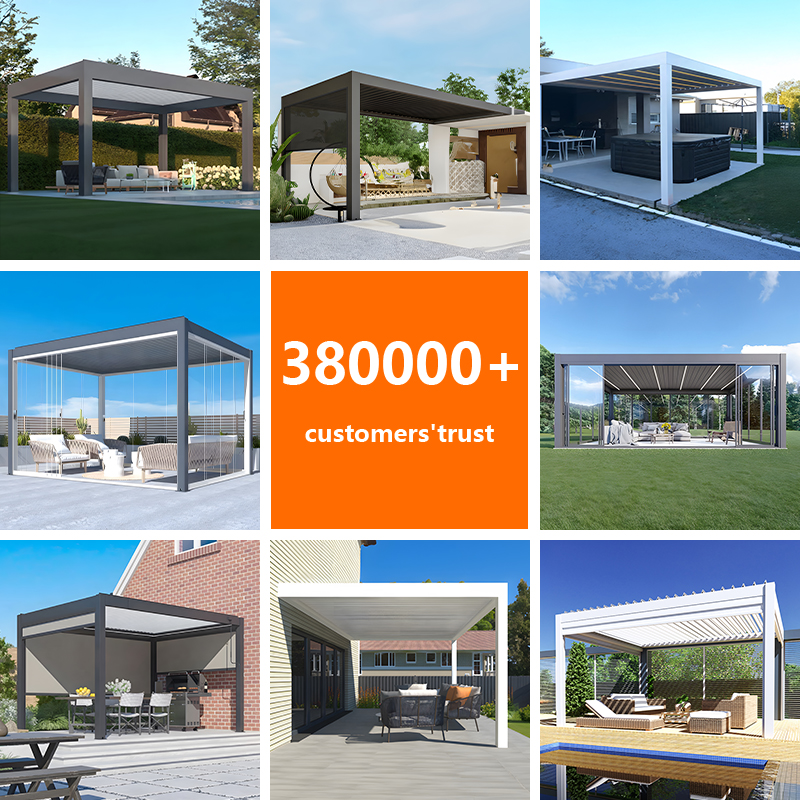 Fixed Roof Pergolas Luxury Bio - Outdoor Furniture Gazebo 리뷰 및 가격