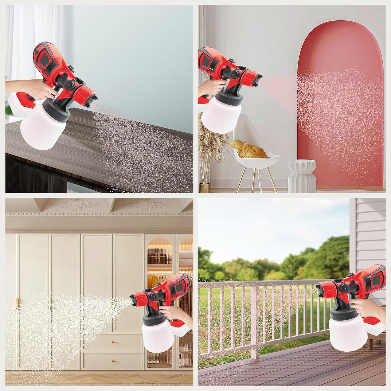 Home DIY Cordless Paint Spraye - Outdoor Furniture Diy 리뷰 및 가격