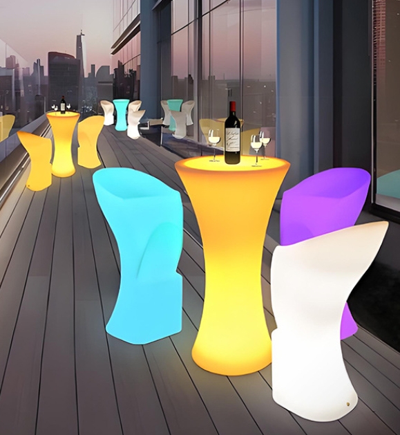 Portable LED Bar Counter Table - Outdoor Furniture Europe 리뷰 및 가격