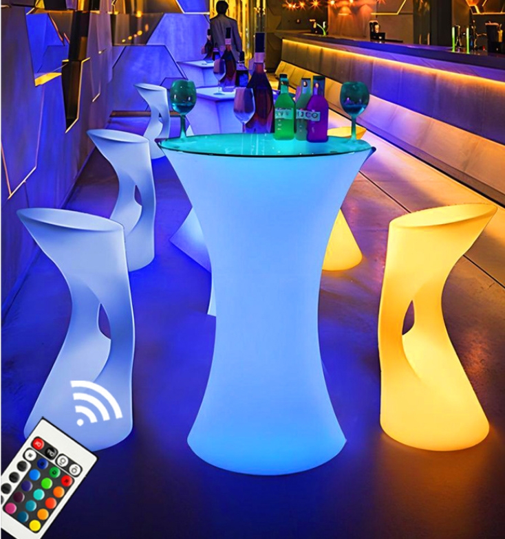 Portable LED Bar Counter Table - Outdoor Furniture Europe 리뷰 및 가격