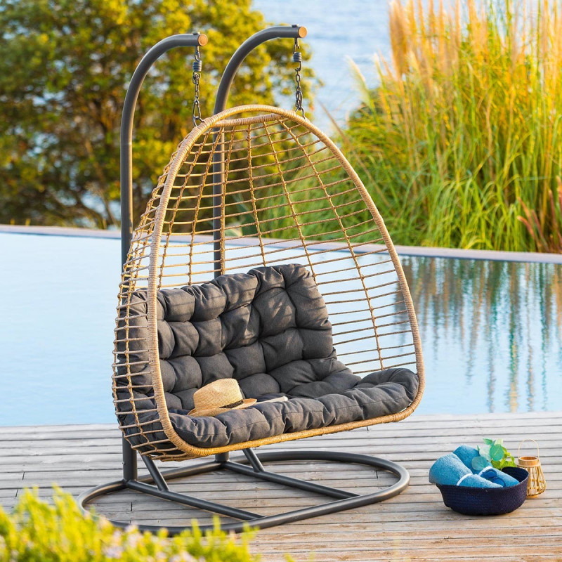 Luxury 2-Seater Hanging Chairs - Outdoor Furniture Egg Chair 리뷰 및 가격