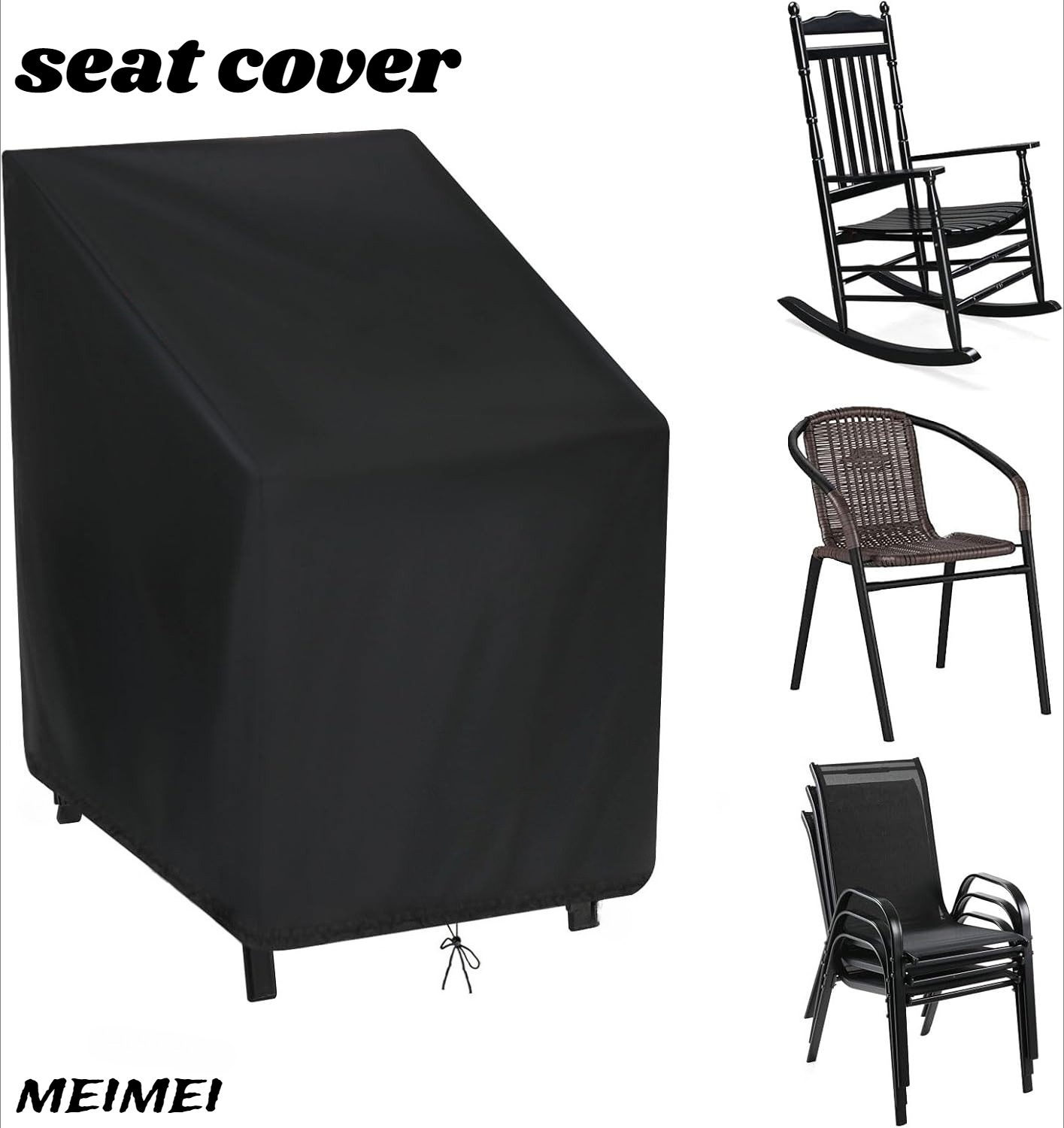 Stacked Chair Dust Cover Stora - Outdoor Furniture Cover 리뷰 및 가격
