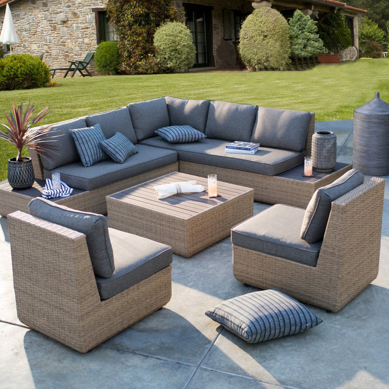 Outdoor Sofa Courtyard Rattan  - Outdoor Furniture In Sale 리뷰 및 가격