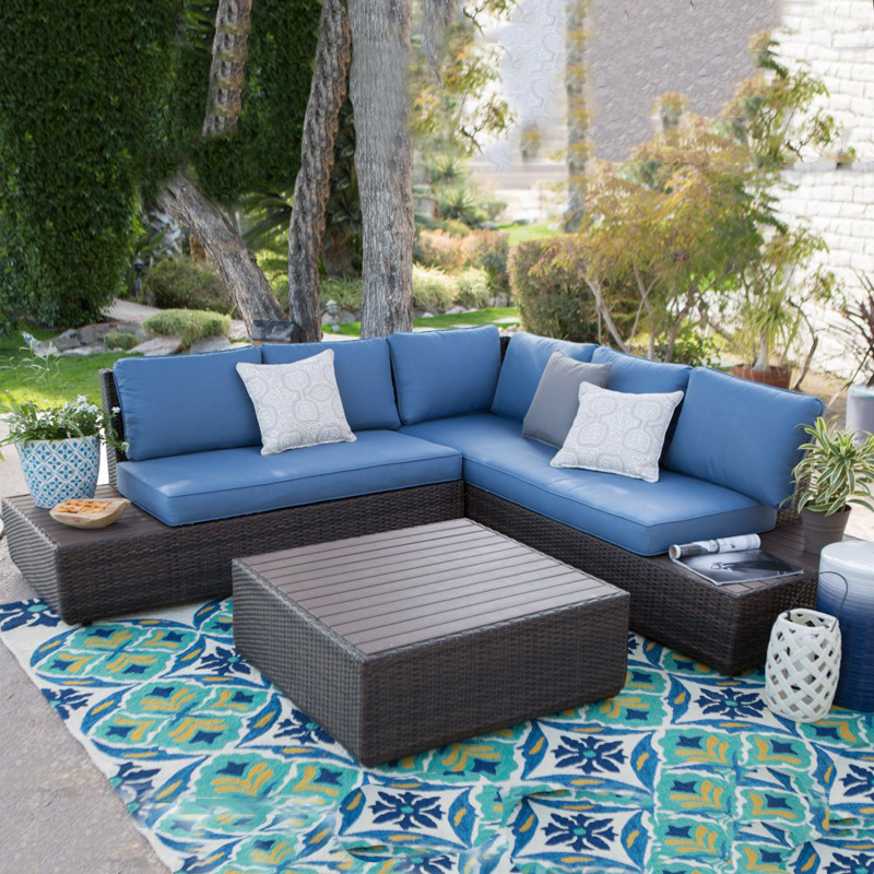 Outdoor Sofa Courtyard Rattan  - Outdoor Furniture In Sale 리뷰 및 가격