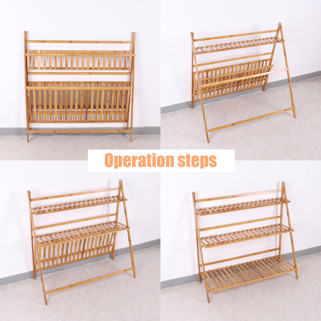3 TiersBamboo Ladder Plant Sta - Outdoor Furniture Luxury 리뷰 및 가격