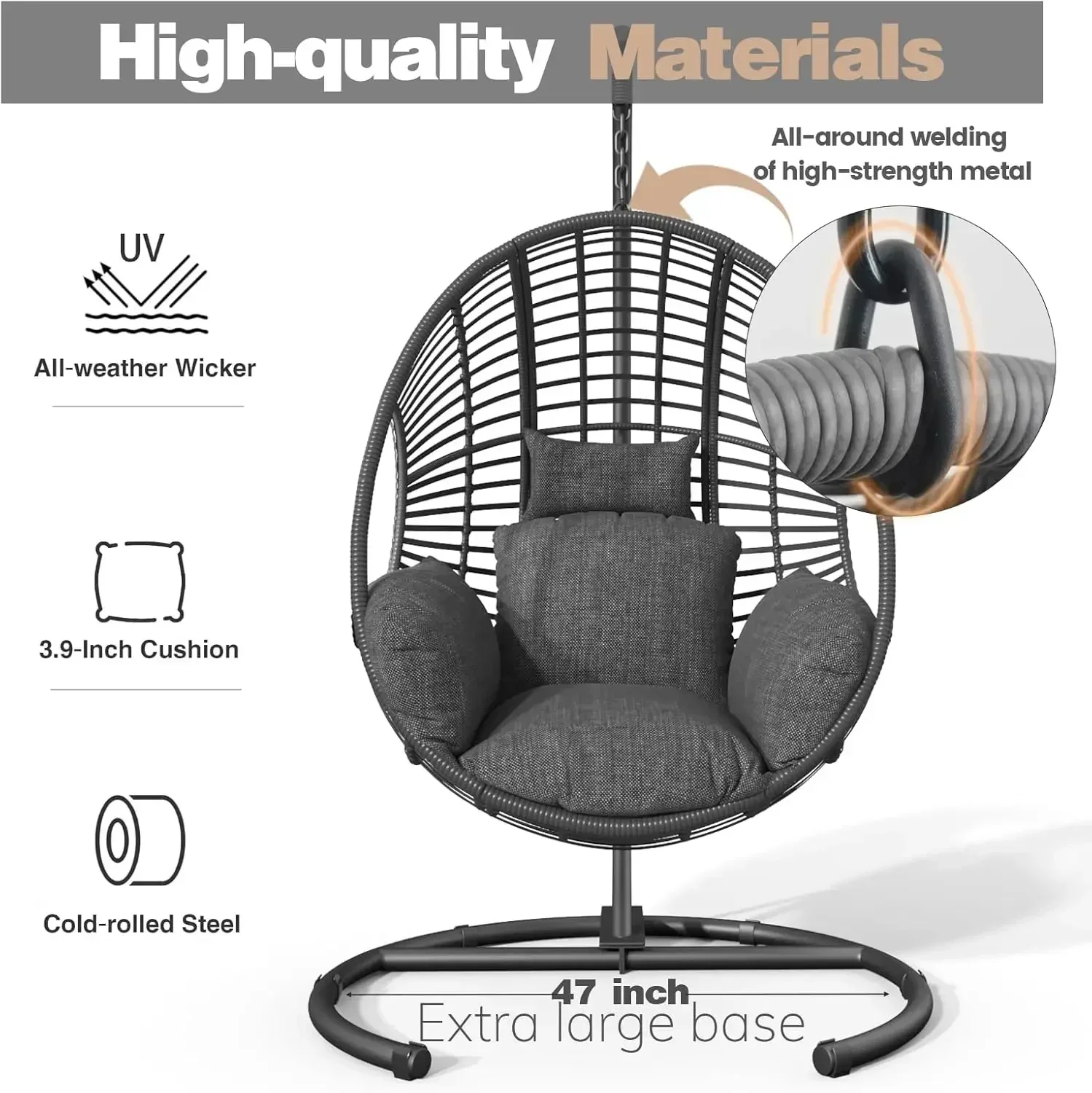 （XMSJ-Hot）Oversized Hanging Eg - Hanging Egg Chair 리뷰 및 가격