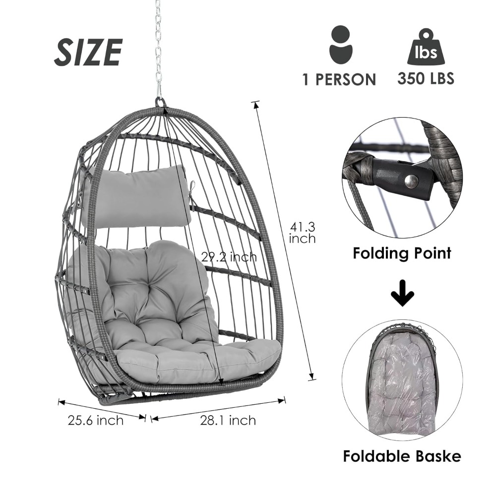 Hanging Egg Chair Without Stan - Hanging Egg Chair 리뷰 및 가격