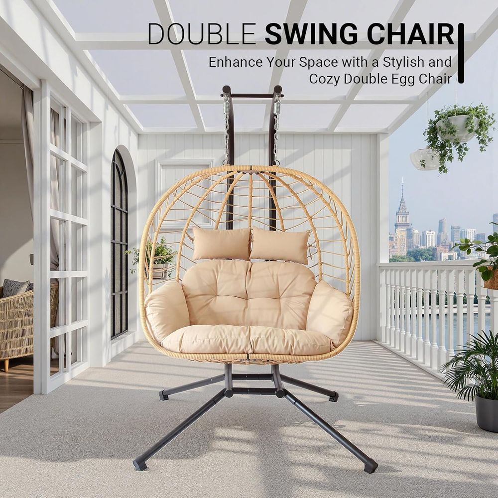 Patio Wicker Hanging Swing Egg - Hanging Egg Chair 리뷰 및 가격