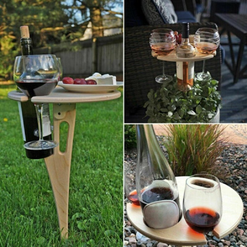 Outdoor Wine Table Portable Pi - Outdoor Furniture Europe 리뷰 및 가격