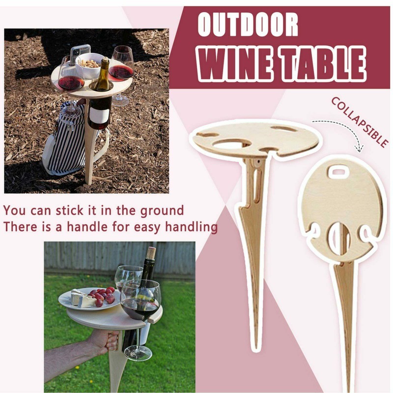 Outdoor Wine Table Portable Pi - Outdoor Furniture Europe 리뷰 및 가격