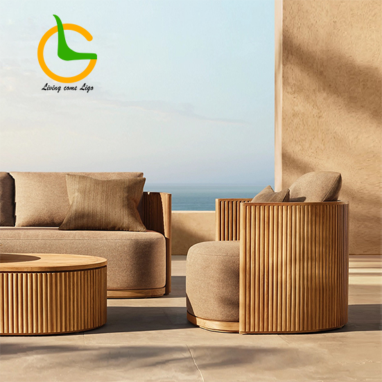Luxury L-shaped Teak Wood Outd - Outdoor Furniture Luxury 리뷰 및 가격