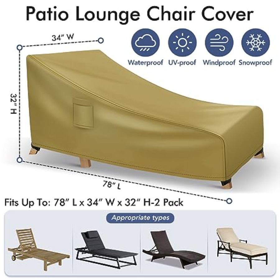 Chaise Lounge Covers Outdoor W - Outdoor Furniture Cover 리뷰 및 가격